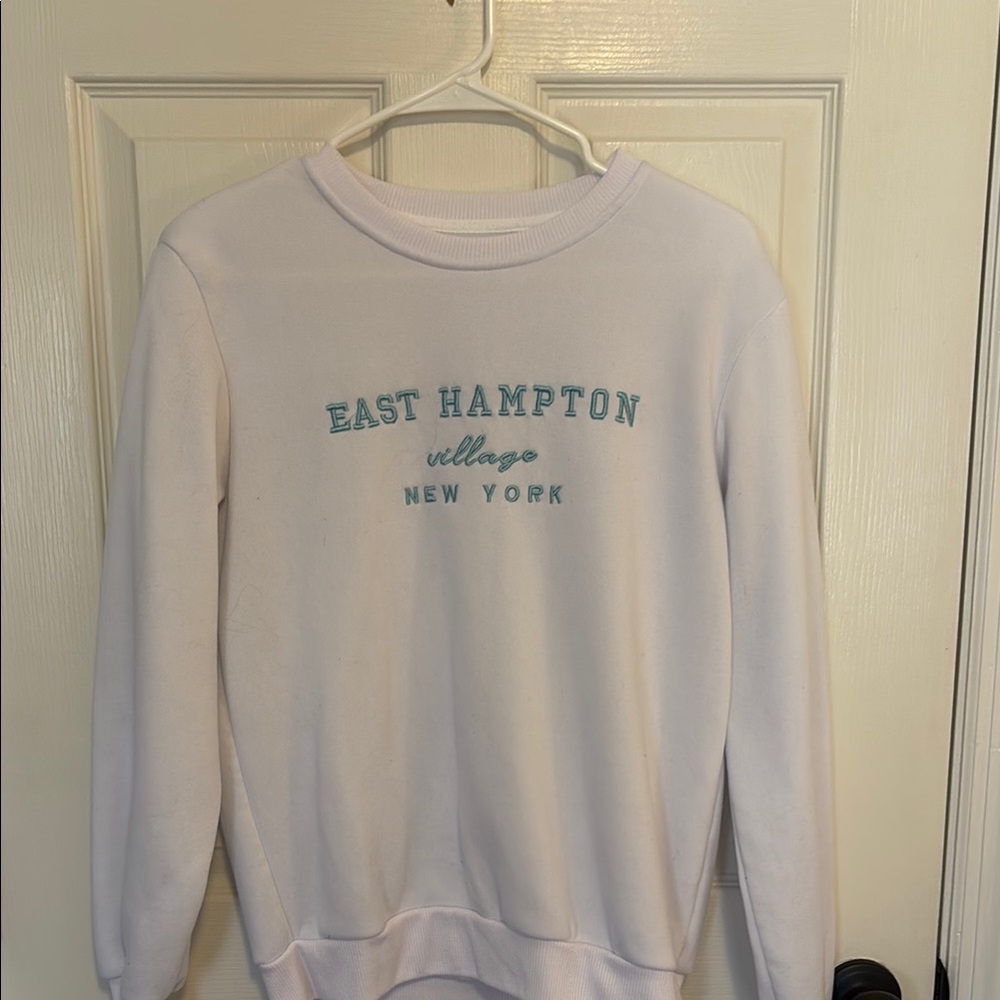Women's White Crewneck